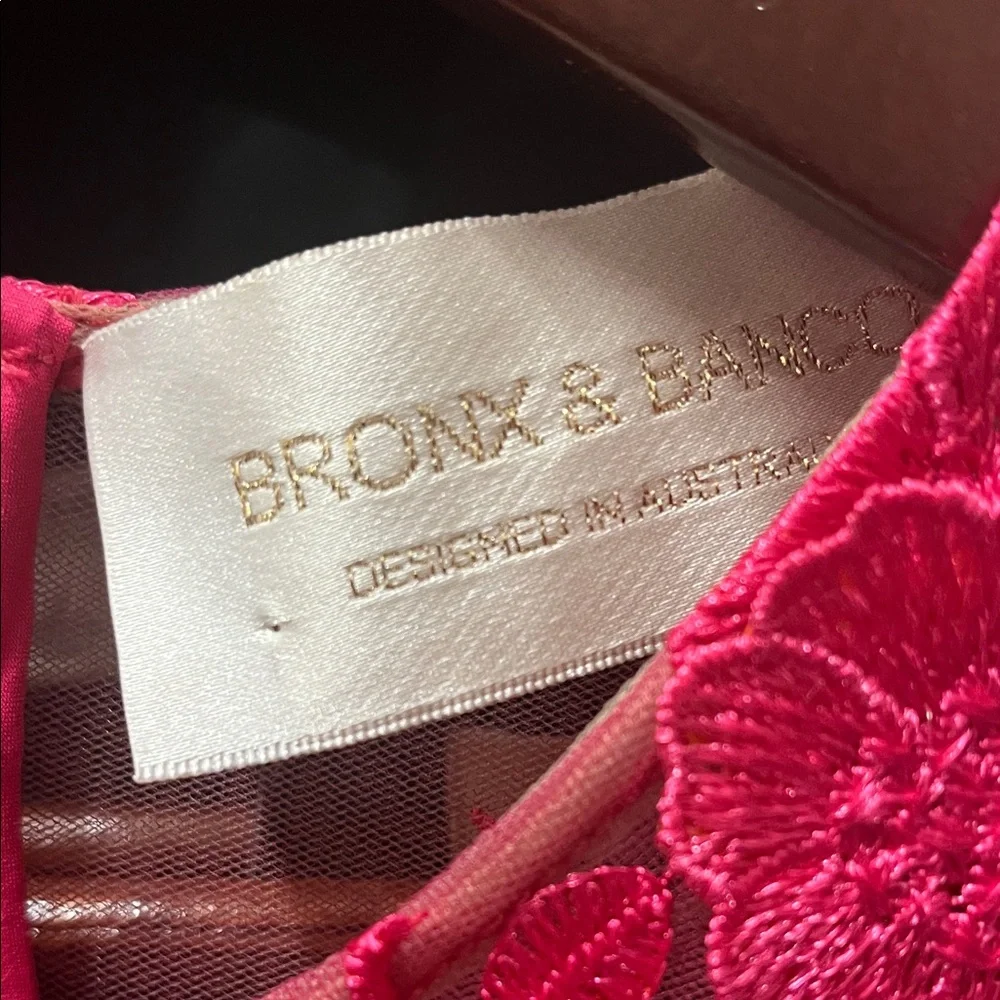 Bronx and Banco Bouquet Maraya Dress Fushia - Picture 2 of 5